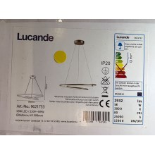 Lucande - Dimmbare LED-Hängeleuchte an Schnur MIRASU LED/58W/230V