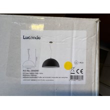 Lucande - Hängeleuchte an Schnur MALEO 1xE27/60W/230V
