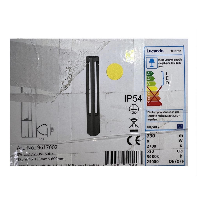 Lucande - LED-Außenleuchte NANNA LED/8W/230V IP54