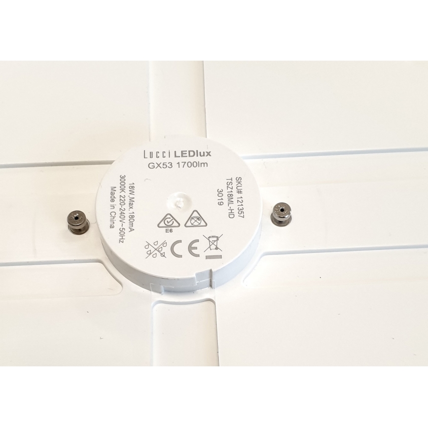Lucci air 121357 - LED-Deckenleuchte für Ventilator LED/18W/230V