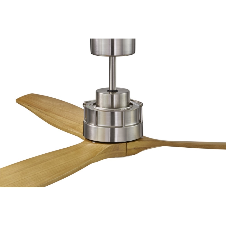 Lucci air 210506 - Deckenventilator AIRFUSION AKMANI Paulownia/braun + Fernbedienung