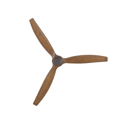 Lucci air 210507 - Deckenventilator AIRFUSION AKMANI Paulownia/Schwarz + Fernbedienung