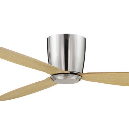 Lucci air 210519 - Deckenventilator AIRFUSION RADAR Chrom/Holz + Fernbedienung