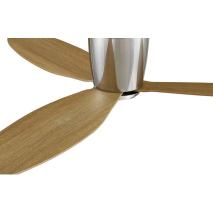 Lucci air 210519 - Deckenventilator AIRFUSION RADAR Chrom/Holz + Fernbedienung