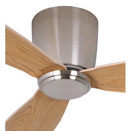 Lucci air 210519 - Deckenventilator AIRFUSION RADAR Chrom/Holz + Fernbedienung