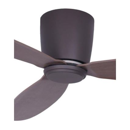 Lucci air 212883 - Deckenventilator AIRFUSION RADAR Holz/Braun Ø 132 cm mit Fernbedienung