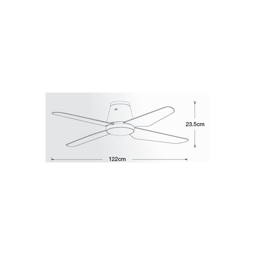 Lucci air 212999 - Deckenventilator AIRFUSION ARIA weiß + Fernbedienung