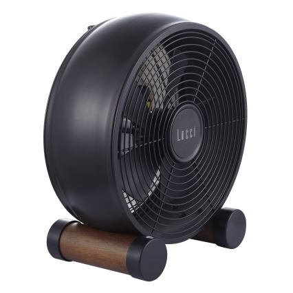 Lucci air 213121 - Tischventilator BREEZE, braun, Durchmesser 28 cm