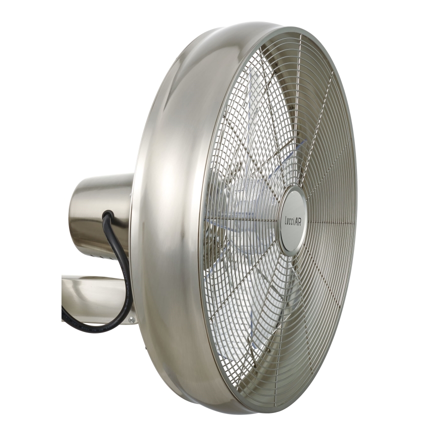 Lucci air 213126 - Wandventilator BREEZE 55W/230V matt Chrom + Fernbedienung