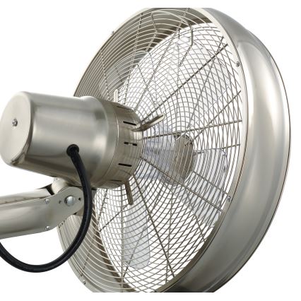 Lucci air 213126 - Wandventilator BREEZE 55W/230V matt Chrom + Fernbedienung