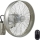 Lucci air 213126 - Wandventilator BREEZE 55W/230V matt Chrom + Fernbedienung