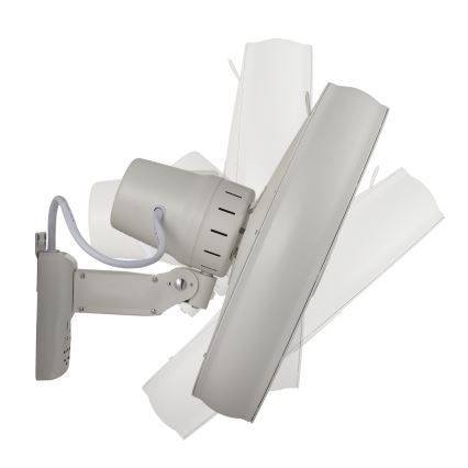 Lucci Air 213128EU - Wandventilator BREEZE 55W/230V weiß Ø 46 cm + Fernbedienung