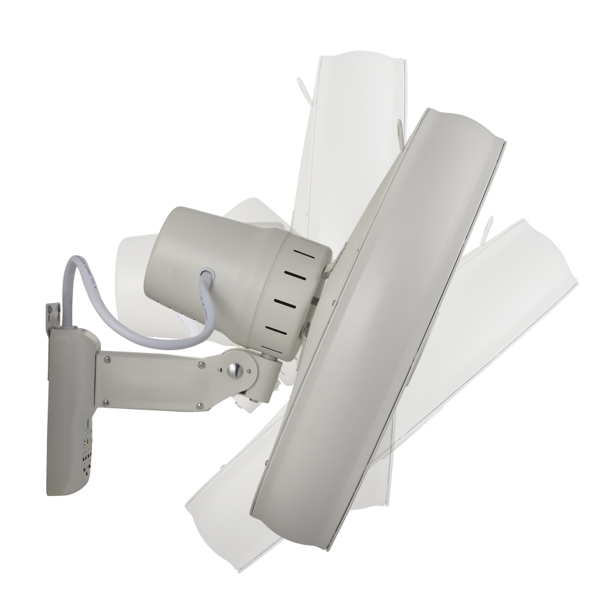 Lucci Air 213128EU - Wandventilator BREEZE 55W/230V weiß Ø 46 cm + Fernbedienung