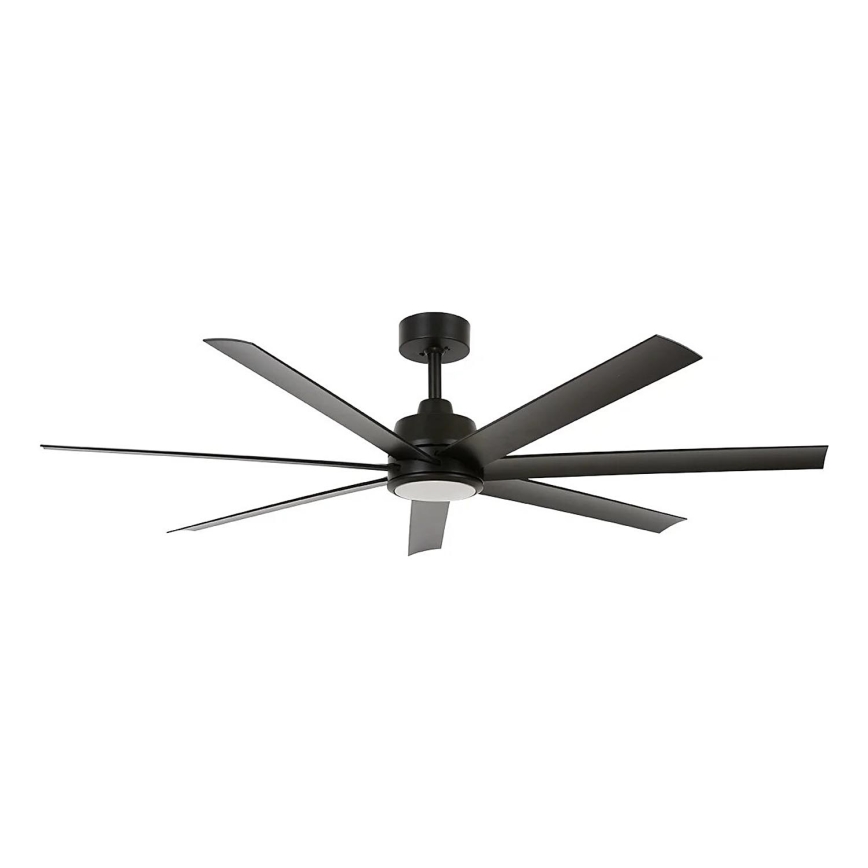 Lucci Air 21318349 - Dimmbarer LED-Deckenventilator ATLANTA 1xGX53/12W/230V d 142 cm schwarz + Fernbedienung