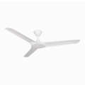 Lucci Air 21321549 - Deckenventilator ABYSS Ø 142 cm IP66 Weiß + Fernbedienung