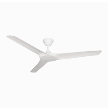 Lucci Air 21321549 - Deckenventilator ABYSS Ø 142 cm IP66 Weiß + Fernbedienung