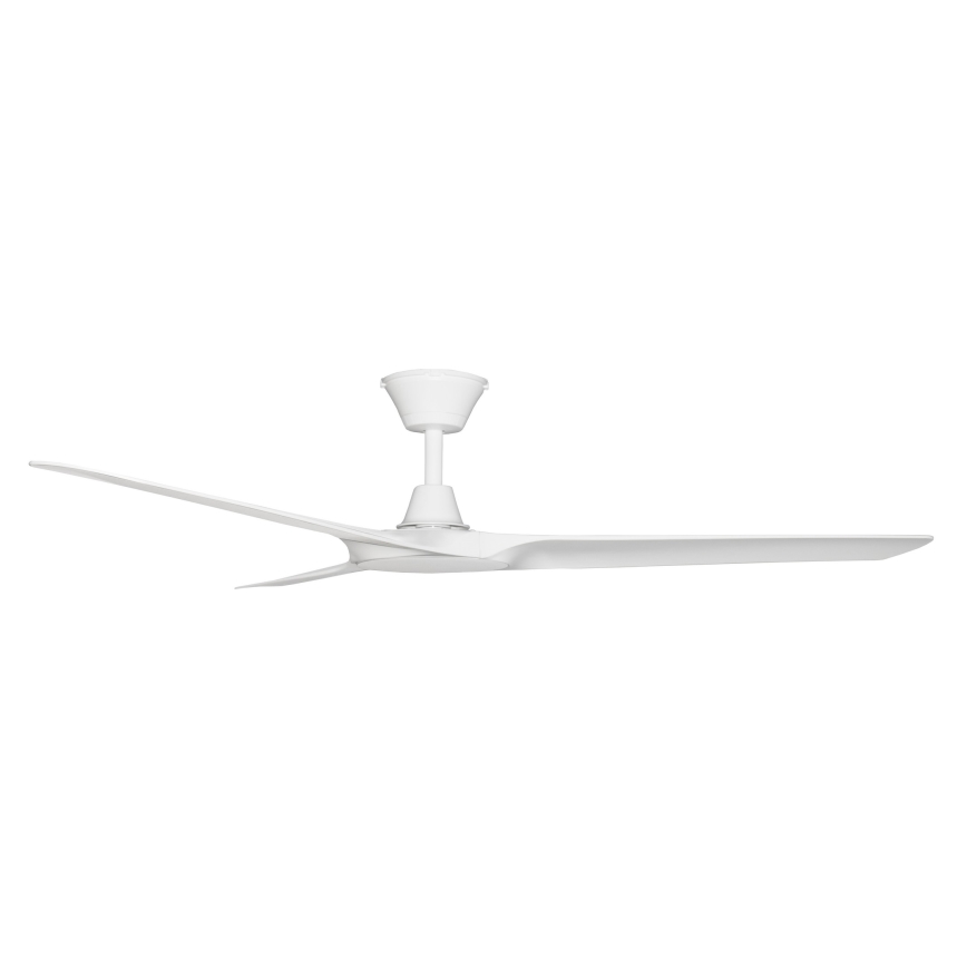 Lucci Air 21321549 - Deckenventilator ABYSS Ø 142 cm IP66 Weiß + Fernbedienung