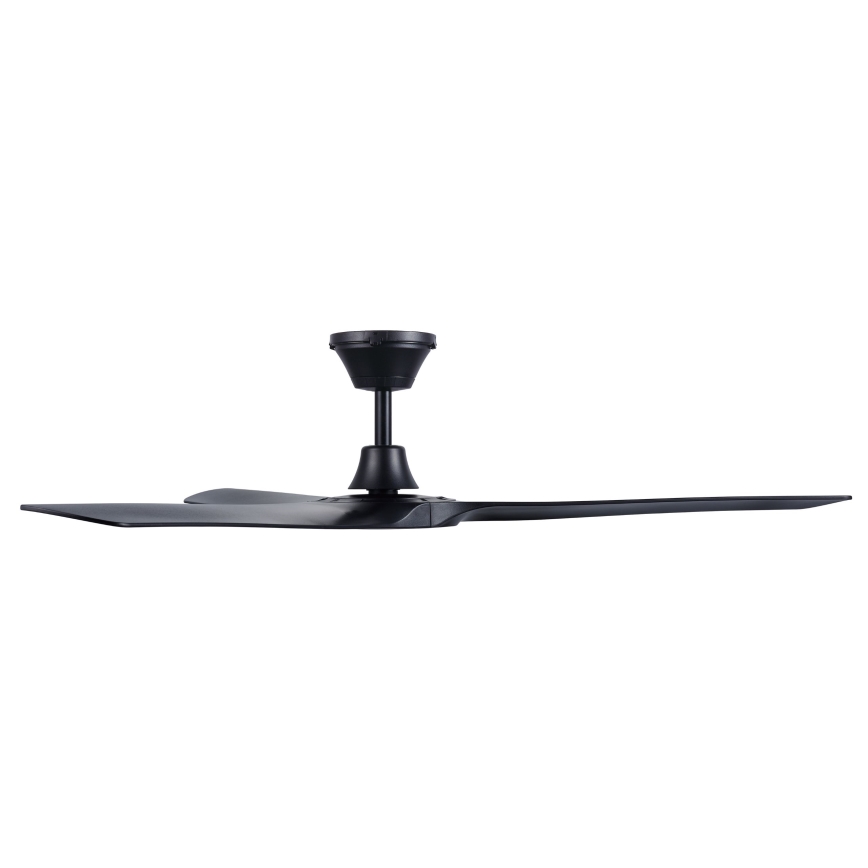 Lucci Air 21321649 - Deckenventilator ABYSS d 142 cm IP66 schwarz + Fernbedienung