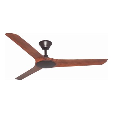 Lucci Air 21321749 - Deckenventilator ABYSS Ø 142 cm IP66 Braun + Fernbedienung