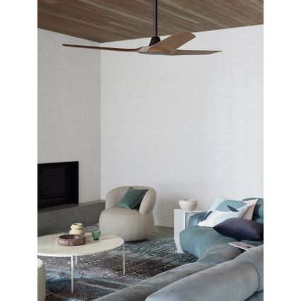 Lucci Air 21321749 - Deckenventilator ABYSS Ø 142 cm IP66 Braun + Fernbedienung