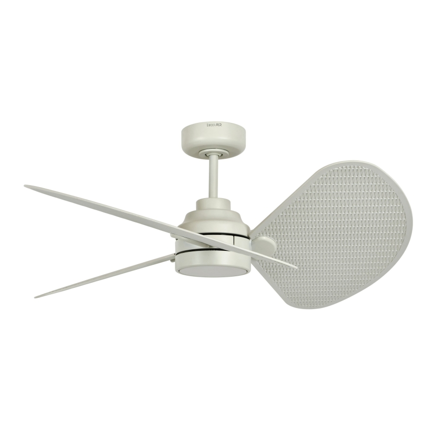 Lucci Air 21325449 - LED-dimmbarer Deckenventilator SABLE 1xGX53/12W/230V 3000/4000/5000K Ø 91,5 cm cremefarben + mit Fernbedienung