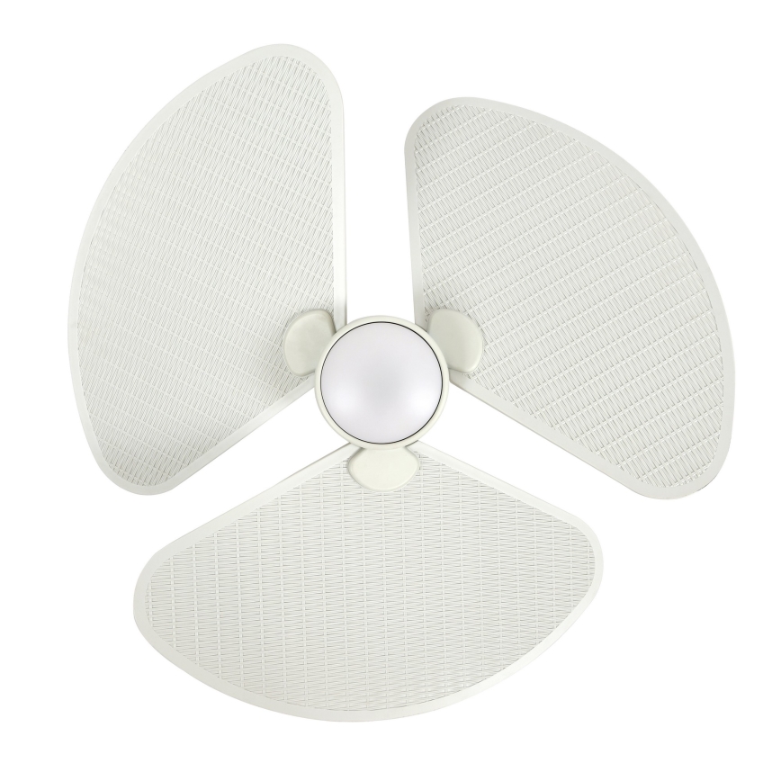Lucci Air 21325449 - LED-dimmbarer Deckenventilator SABLE 1xGX53/12W/230V 3000/4000/5000K Ø 91,5 cm cremefarben + mit Fernbedienung
