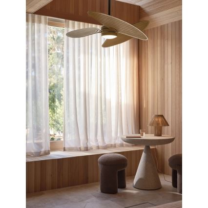 Lucci Air 21325549 - LED-dimmbarer Deckenventilator SABLE, 1x GX53/12W/230V, 3000/4000/5000K, Ø 91,5 cm, Braun + Fernbedienung