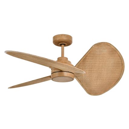 Lucci Air 21325549 - LED-dimmbarer Deckenventilator SABLE, 1x GX53/12W/230V, 3000/4000/5000K, Ø 91,5 cm, Braun + Fernbedienung
