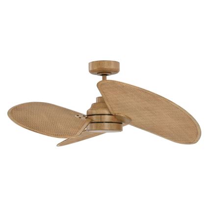Lucci Air 21325549 - LED-dimmbarer Deckenventilator SABLE, 1x GX53/12W/230V, 3000/4000/5000K, Ø 91,5 cm, Braun + Fernbedienung