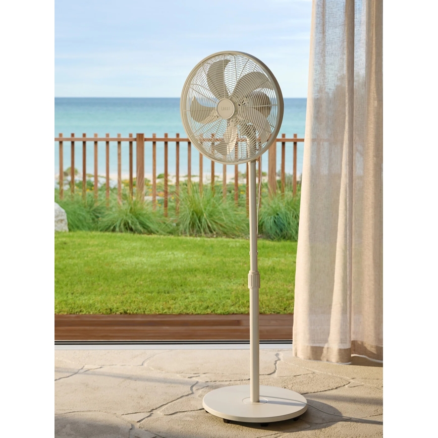 Lucci Air 21326449 - Standventilator GLIDE, 36 W/230 V, Ø 45 cm, weiß