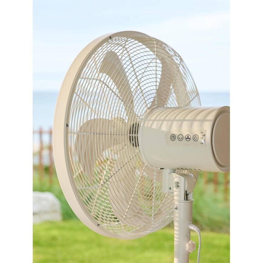 Lucci Air 21326449 - Standventilator GLIDE, 36 W/230 V, Ø 45 cm, weiß