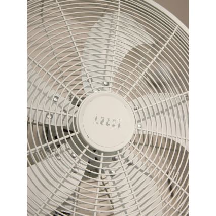 Lucci Air 21326649 - Wandventilator GLIDE 36W/230V, Durchmesser 45 cm, weiß + Fernbedienung