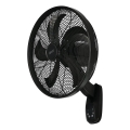 Lucci Air 21326749 - Wandventilator GLIDE 36W/230V Ø 45 cm schwarz + Fernbedienung