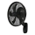 Lucci Air 21326749 - Wandventilator GLIDE 36W/230V Ø 45 cm schwarz + Fernbedienung