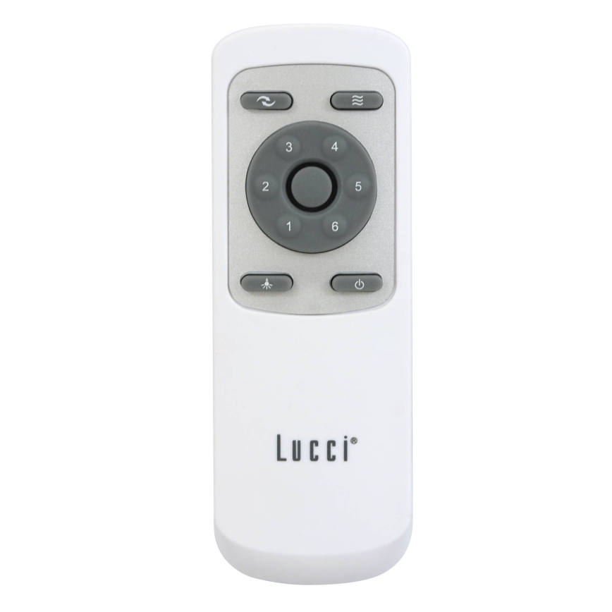 Lucci air 213301 - Dimmbarer LED-Deckenventilator UNIONE 1xGX53/12W/230V braun/glänzendes Chrom + Fernbedienung