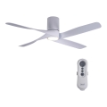 Lucci air 213350 - Dimmbarer LED-Deckenventilator RIVIERA 1xGX53/12W/230V weiß + Fernbedienung