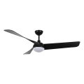Lucci Air 21617149 - LED-dimmbarer Deckenventilator OSPREY 1xGX53/12W/230V Ø 132 cm schwarz + Fernbedienung