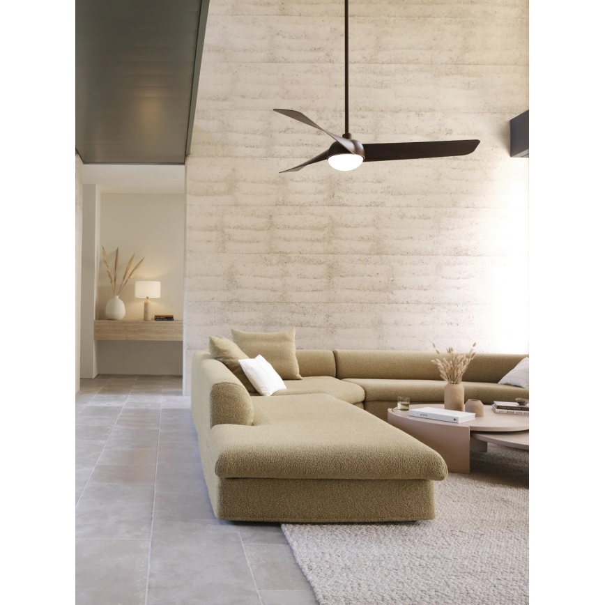 Lucci Air 21617249 - LED-dimmbarer Deckenventilator OSPREY 1xGX53/12W/230V Ø 132 cm Bronze + Fernbedienung