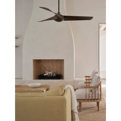 Lucci Air 21617249 - LED-dimmbarer Deckenventilator OSPREY 1xGX53/12W/230V Ø 132 cm Bronze + Fernbedienung