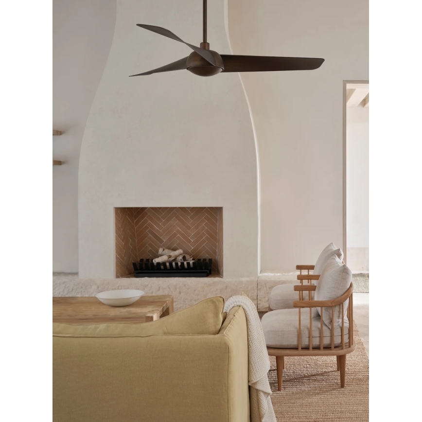 Lucci Air 21617249 - LED-dimmbarer Deckenventilator OSPREY 1xGX53/12W/230V Ø 132 cm Bronze + Fernbedienung