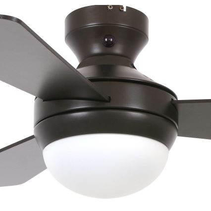 Lucci Air 512311 - Deckenventilator AIRLIE HUGGER 2xE27/15W/230V Holz/braun Ø 91 cm + Fernbedienung