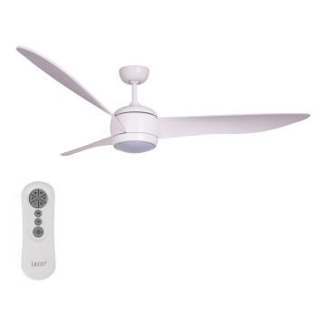 Lucci air 512911 - LED Deckenventilator AIRFUSION NORDIC LED/20W/230V Holz/Weiß Ø 142 cm + Fernbedienung
