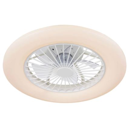 Lucci Air 513200 - Dimmbare LED-Deckenleuchte mit Ventilator OSLO LED/20W/230V 3000/4500/6500K weiß + Fernbedienung