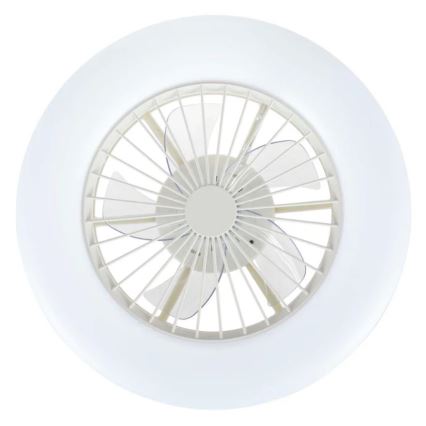 Lucci Air 513200 - Dimmbare LED-Deckenleuchte mit Ventilator OSLO LED/20W/230V 3000/4500/6500K weiß + Fernbedienung