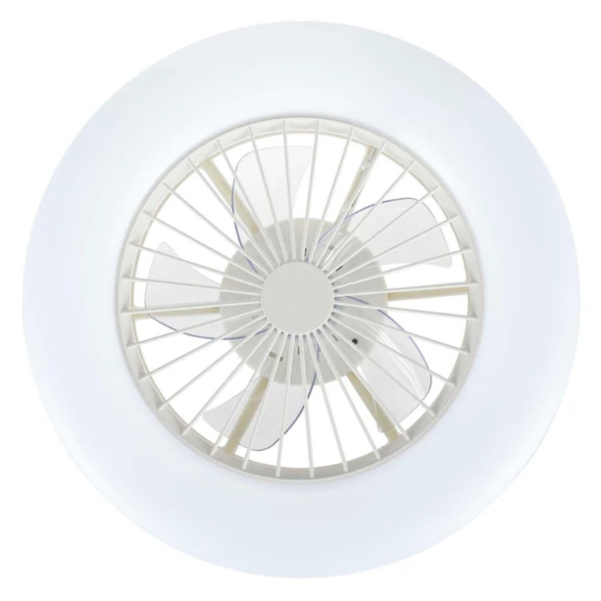 Lucci Air 513200 - Dimmbare LED-Deckenleuchte mit Ventilator OSLO LED/20W/230V 3000/4500/6500K weiß + Fernbedienung