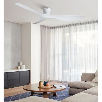 Lucci Air 514030 - Deckenventilator KOTARA Ø 137 cm weiß + Fernbedienung