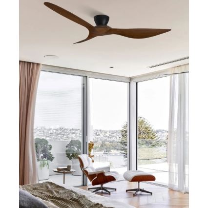 Lucci Air 514032 - Deckenventilator KOTARA Ø 137 cm braun/schwarz + Fernbedienung