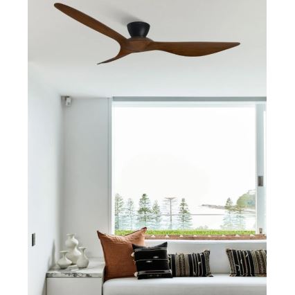 Lucci Air 514032 - Deckenventilator KOTARA Ø 137 cm braun/schwarz + Fernbedienung