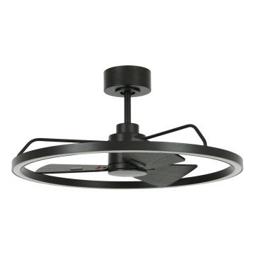 Lucci Air 516124 - Dimmbarer LED-Deckenventilator CESSNA LED/36W/230V 3000/4000/5000K schwarz + Fernbedienung