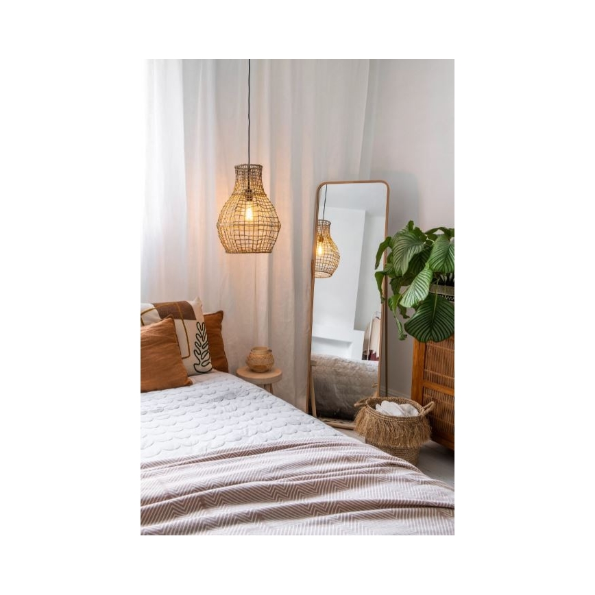 Lucide 03438/35/72 - Kronleuchter an einer Schnur ALBAN 1xE27/40W/230V beige